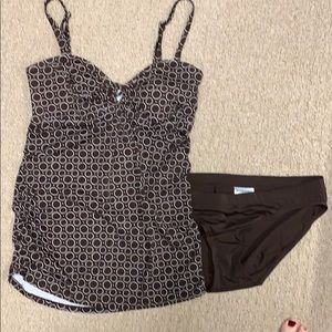Motherhood maternity tankini swimsuit, size M